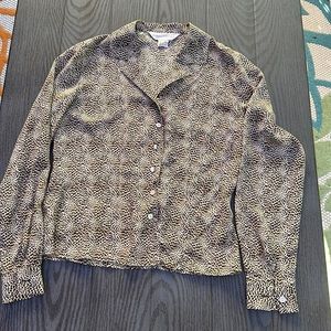 Vintage Casual Corner 100% Silk Blouse